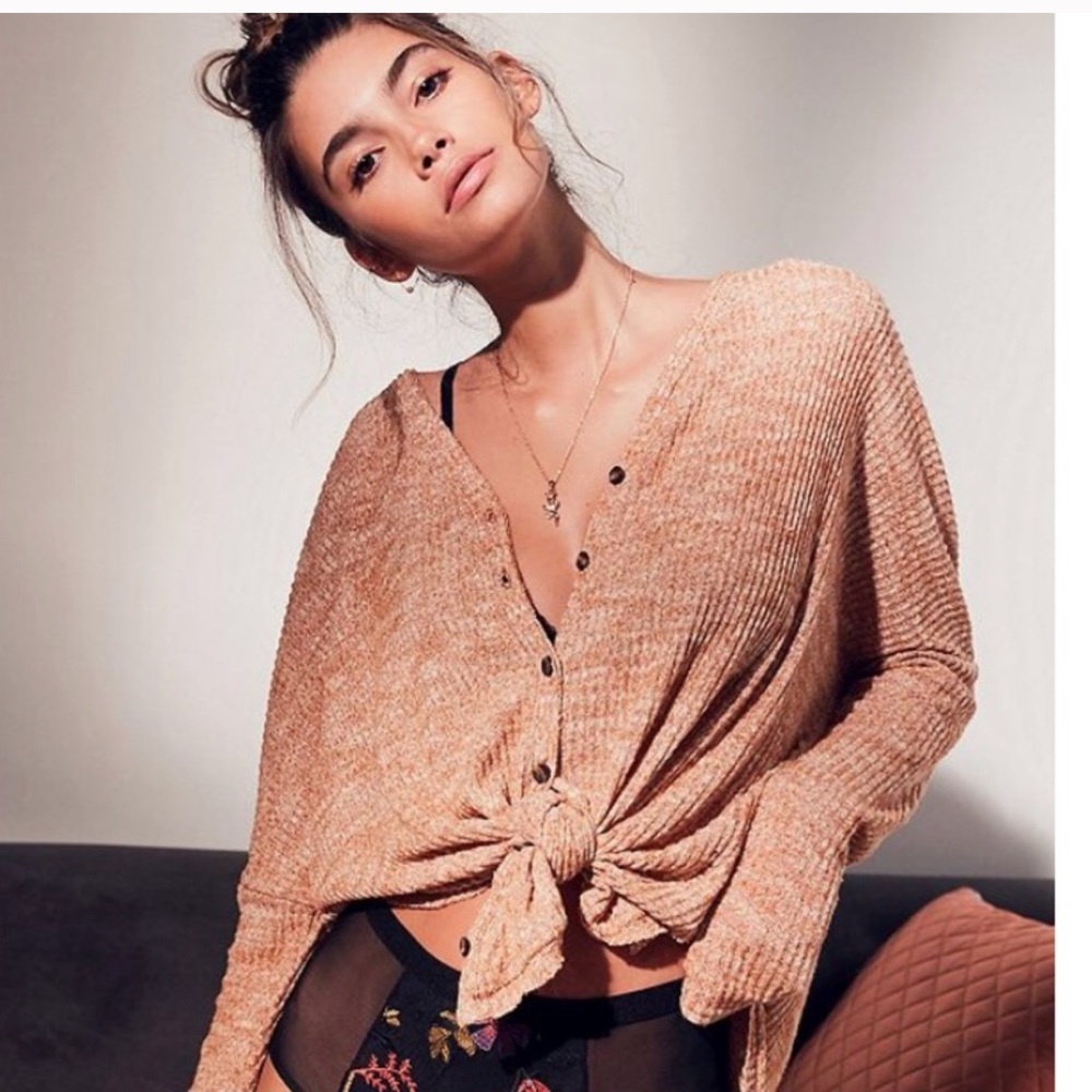 Out From Under Jojo Oversized Thermal Button Top